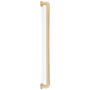 Emtek Westridge 18 Inch Center to Center Appliance Pull Set from the Timeless Classics Collection - Back to Back Mounting Satin Brass