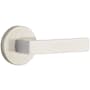 Emtek Dumont Passage Door Lever Set from Brass Modern Collection with Concealed Screws Satin Nickel
