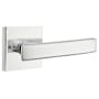 Emtek Geneva Brass Modern Passage Door Leverset with the Concealed Screws Polished Chrome
