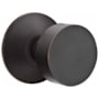 Emtek Round Privacy Door Knob Set with Modern Rose and Concealed Screws from the Brass Modern Collection Oil Rubbed Bronze