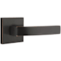 Emtek Breslin Privacy Door Lever Set from Brass Modern Collection with Concealed Screws Oil Rubbed Bronze