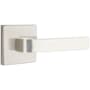 Emtek Breslin Privacy Door Lever Set from Brass Modern Collection with Concealed Screws Satin Nickel