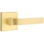 Emtek Breslin Privacy Door Lever Set from Brass Modern Collection with Concealed Screws Satin Brass