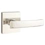 Emtek Geneva Brass Modern Privacy Door Leverset with the Concealed Screws Polished Nickel