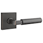 Emtek Hercules Privacy Door Leverset from the Modern Brass Collection with the Concealed Screws Oil Rubbed Bronze