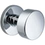 Emtek Round Knob Brass Modern Privacy Door Knobset with the Concealed Screws Polished Chrome