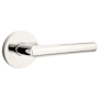 Emtek Stuttgart Brass Modern Privacy Leverset with Concealed Screws Polished Nickel