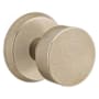 Emtek Bronze Round Knob Rustic Modern Passage Door Knob Set with Concealed Screws Tumbled White Bronze