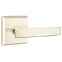 Emtek Yuma Rustic Modern Bronze Privacy Door Lever Set with Concealed Screws White Bronze
