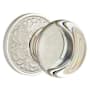 Emtek Providence Crystal Passage Door Knob with Concealed Screws and Solid Brass Rosette Satin Nickel