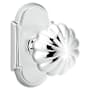 Emtek Melon Designer Brass Privacy Door Knobset with the Concealed Screws Polished Chrome