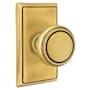 Emtek Norwich Classic Brass Privacy Door Knobset with the Concealed Screws French Antique