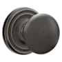 Emtek Providence Classic Brass Privacy Door Knobset with the Concealed Screws Oil Rubbed Bronze