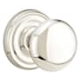Emtek Providence Classic Brass Privacy Door Knobset with the Concealed Screws Polished Nickel