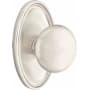 Emtek Providence Classic Brass Privacy Door Knobset with the Concealed Screws Satin Nickel