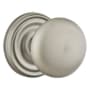 Emtek Providence Classic Brass Privacy Door Knobset with the Concealed Screws Pewter