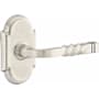 Emtek Santa Fe Brass Modern Privacy Door Leverset with the Concealed Screws Satin Nickel