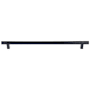 Emtek Concealed Mounting Knurled 18 Inch Center to Center Bar Appliance Pull with Rectangular Bar Stem from the SELECT Collection Oil Rubbed Bronze / Oil Rubbed Bronze Stem