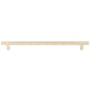 Emtek Concealed Mounting Smooth 18 Inch Center to Center Bar Appliance Pull with Rectangular Bar Stem from the SELECT Collection Satin Brass / Satin Brass Stem