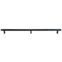 Emtek Concealed Mounting Knurled 24 Inch Center to Center Bar Appliance Pull with Rectangular Bar Stem from the SELECT Collection Oil Rubbed Bronze / Oil Rubbed Bronze Stem