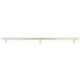 Emtek Concealed Mounting Knurled 24 Inch Center to Center Bar Appliance Pull with Rectangular Bar Stem from the SELECT Collection Polished Nickel / Polished Nickel Stem