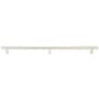 Emtek Concealed Mounting Knurled 24 Inch Center to Center Bar Appliance Pull with Rectangular Bar Stem from the SELECT Collection Satin Nickel / Satin Nickel Stem
