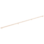 Emtek Concealed Mounting Knurled 54 Inch Center to Center Bar Appliance Pull with Rectangular Bar Stem from the SELECT Collection Satin Copper / Satin Copper Stem