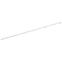 Emtek Concealed Mounting Smooth 54 Inch Center to Center Bar Appliance Pull with Rectangular Bar Stem from the SELECT Collection Satin Nickel / Satin Nickel Stem