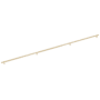 Emtek Concealed Mounting Smooth 54 Inch Center to Center Bar Appliance Pull with Rectangular Bar Stem from the SELECT Collection Satin Brass / Satin Brass Stem