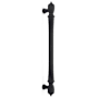 Emtek Spindle 12 Inch Center to Center Bar Appliance Pull Flat Black