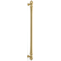 Emtek Spindle 18 Inch Center to Center Bar Appliance Pull Unlacquered Brass