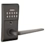 Emtek Single Cylinder Solid Brass Electronic Leverset from the Brass Modern Collection Oil Rubbed Bronze