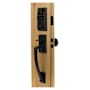Emtek EMTouch Electronic Keypad Dummy Handle Set from the Brass Modern Collection Flat Black