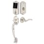 Emtek EMTouch Electronic Touchscreen Keypad Handleset from the Classic Brass Collection Satin Nickel