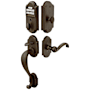 Emtek Rustic Modern Electronic Keypad Handleset Medium Bronze