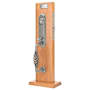 Emtek Lafayette Style UL Mortise Dummy Handleset from the Wrought Steel Collection Satin Steel