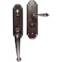 Emtek Tuscany Octagon Style Single Cylinder UL Mortise Handleset from the Lost Wax / Tuscany Bronze Collection Medium Bronze