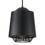 ET2 Phoenix 9" Wide LED Cage Mini Pendant Black / Gold