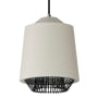 ET2 Phoenix 9" Wide LED Cage Mini Pendant Gray / Black