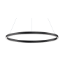 ET2 Groove 32" Wide LED Ring Chandelier Black