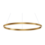 ET2 Groove 32" Wide LED Ring Chandelier Gold