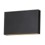 ET2 Brik 2 Light 7" Tall LED Outdoor Wall Sconce Black