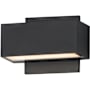 ET2 Blok 4" Tall Outdoor Wall Sconce Black