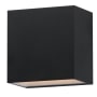 ET2 Blok 6" Tall LED Outdoor Wall Sconce Black