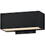 ET2 Blok 4" Tall Outdoor Wall Sconce Black