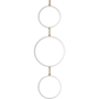 ET2 Hoopla 16" Wide Pendant White / Gold