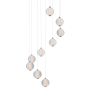 ET2 Rhythm 22" Wide LED Multi Light Pendant Gold