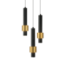 ET2 Reveal 11" Wide LED Multi Light Pendant Black / Gold