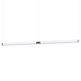 ET2 Vanish 2 Light 72" Wide LED Suspension Linear Pendant Brushed Aluminum