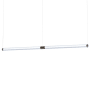 ET2 Vanish 2 Light 72" Wide LED Suspension Linear Pendant Gunmetal